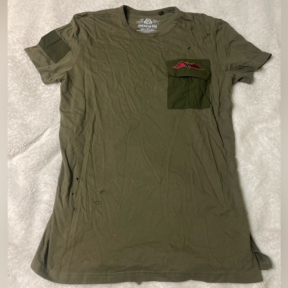 American Rag Distressed T-shirt Medium NWOT
